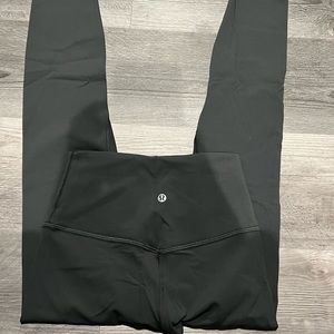 Gray graphite lululemon leggings align size 4